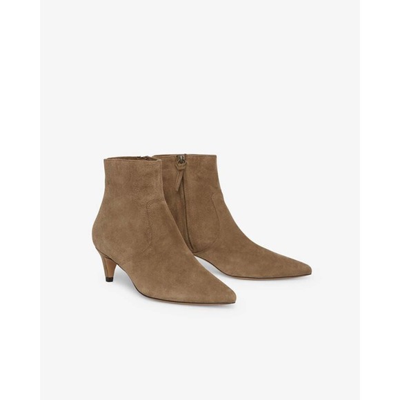 Isabel Marant Shoes - NEW WOMEN'S ISABEL MARANT DERST SUEDE ANKLE BOOTS US 7 EU 37 $660 BOOTIES TAUPE